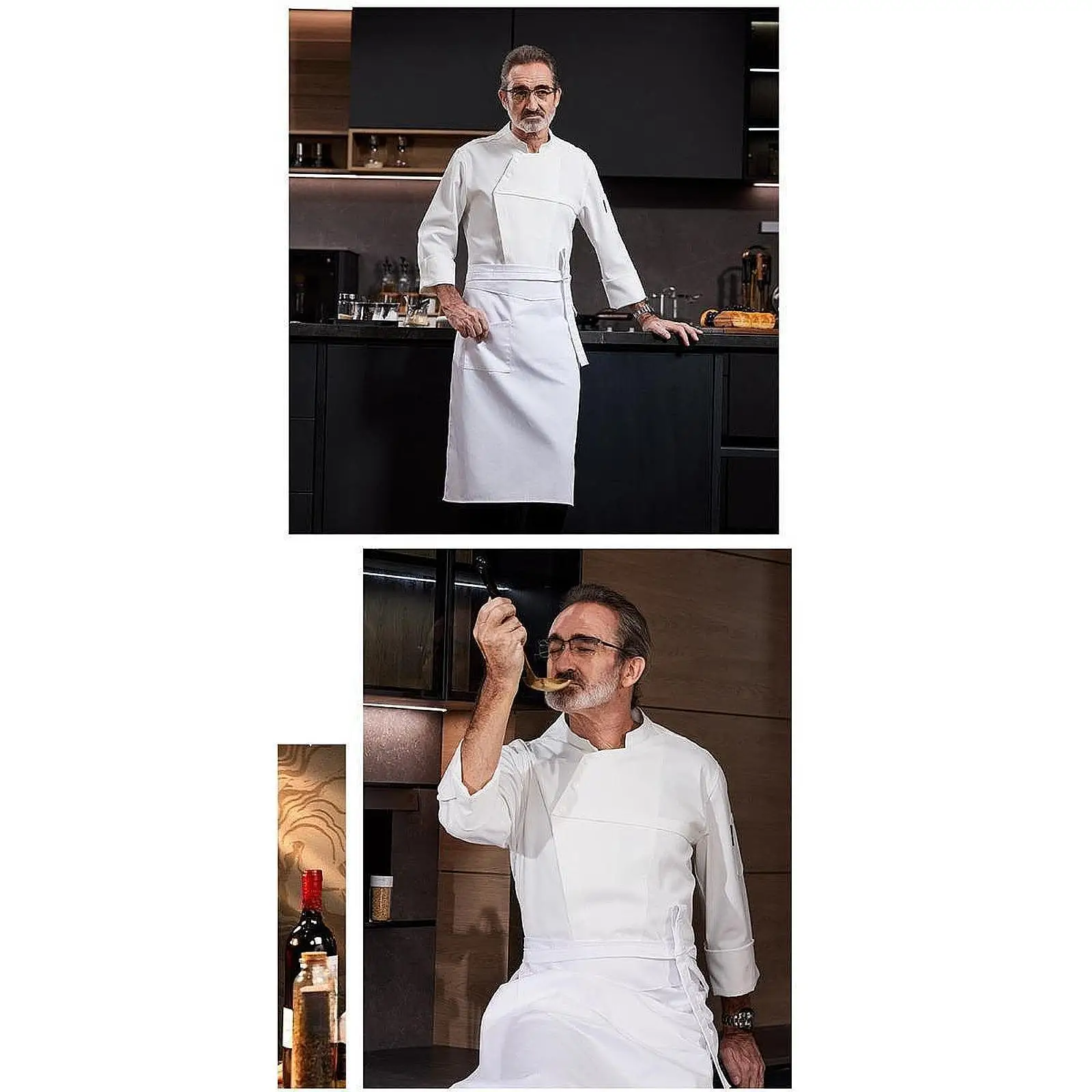 Chef Coat Lightweight Chef Work Clothes Chef Jacket for Bakery Hotel Kitchen 4XL