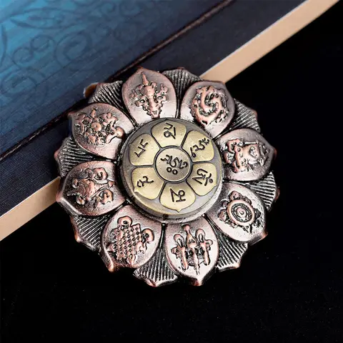 Zen Buddha Fidget Spinner Metall Lotushjul Fingertoppsgyro Dekompression Coola Prylar ADHD Och Ångestleksaker Barn Vuxna 10 best sales fidgethjul - №3