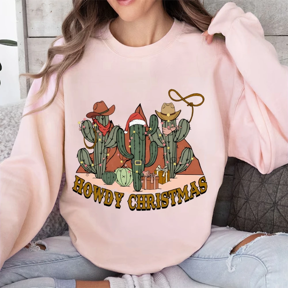 Women Graphic Sweatshirt Howdy Chrsitmas Sweater Retro Winter Season Jumper Xmas Western Howdy Pullover Women’s Clothes Top Tees