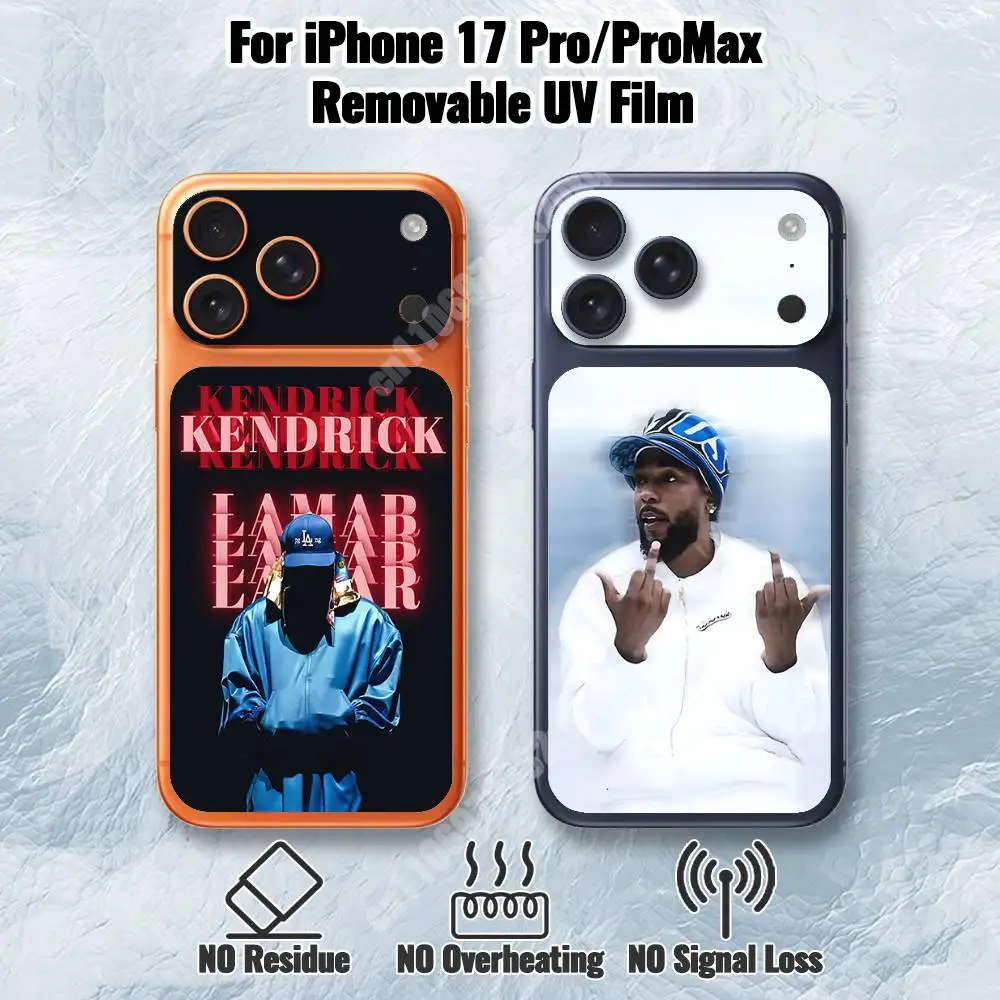 

Rapper K-Kendrick Lamar GNX Removable UV Film for iPhone 17 Pro 17 ProMax Back Cover