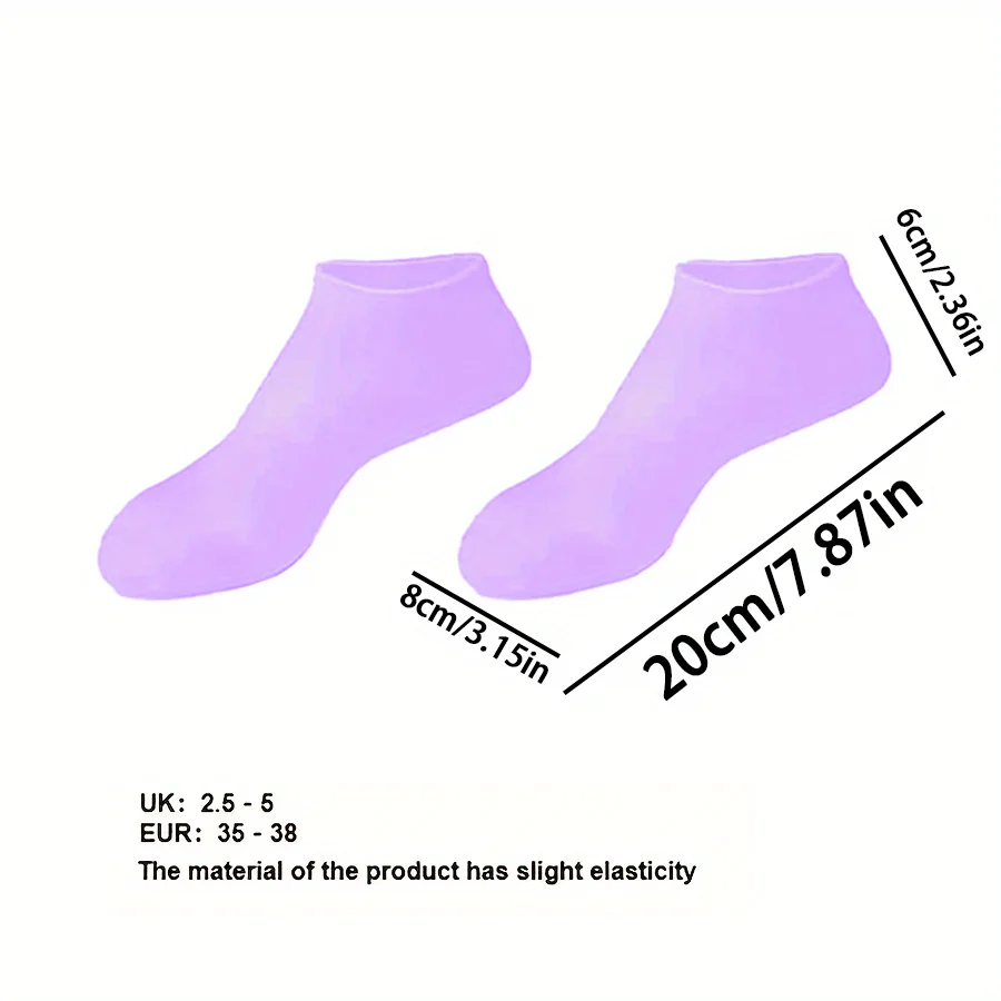 Product Title: Moisturizing Silicone Foot Socks 6
