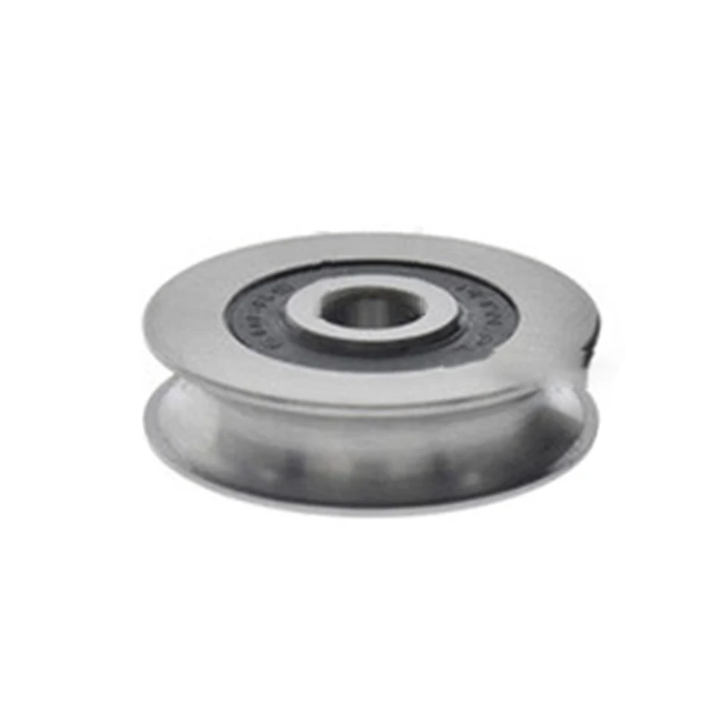 6*30*8mm High Quality Wire Rope Groove Bearing Pulley For Door Window Sliding Track Roller Pulley Stainless Steel Sheave