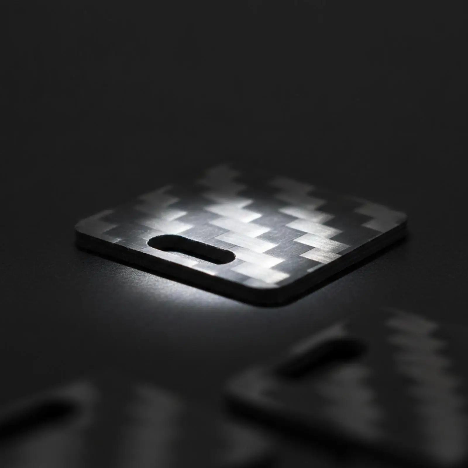 Turntable Spacer Carbon Weave Phono Shim Rectangular Headshell Spacer VTA Adjuster for Vinyl Setup