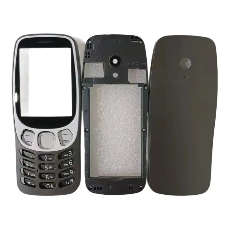 Full Complete Mobile Phone Housing Cover For Nokia 3210 4G (2024) With English Keypad Repair Parts