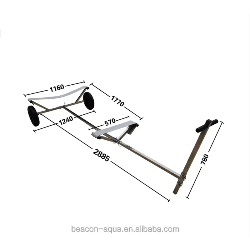202 Stainless Steel Rubber Wheel 38cm Diameter for Boat Trailer Simple Design Hot Selling Affordable Price Durable