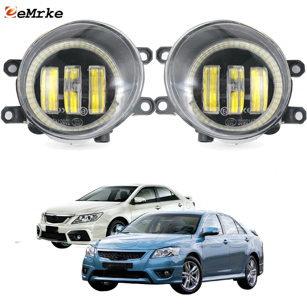 

Светодиодные противотуманные фары для Toyota Aurion Sportivo 2009 2010 2011 2012 2013 2014 Автомобильные линзы PTF Angel Eye DRL Дальние дневные ходовые огни
