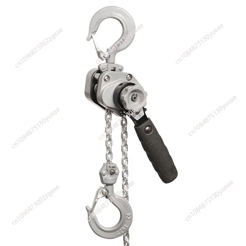 Aluminum alloy wrench hoist small 0.25 ton backchain 0.5 ton mini hand portable micro chain wire tightener