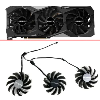 Ventilateur de refroidissement pour Gigabyte GeForce, 75mm, 4 broches PLD08010S12HH, T128010SU, GTX1660, GTX 1660, SUPolLAORUS 6G, RTX2060, RTX3060, RTX3070