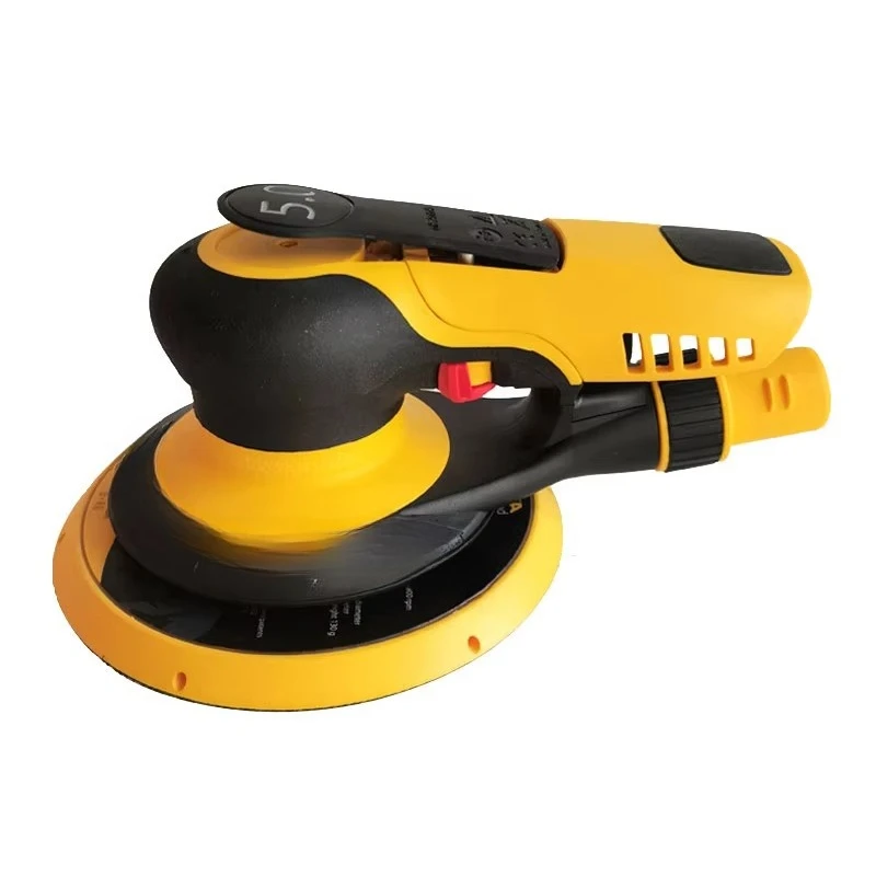 Lightweight 125 mm Pneumatic Random Track Air Sander High Speed Pneumatic Pad Efficient and Convenient