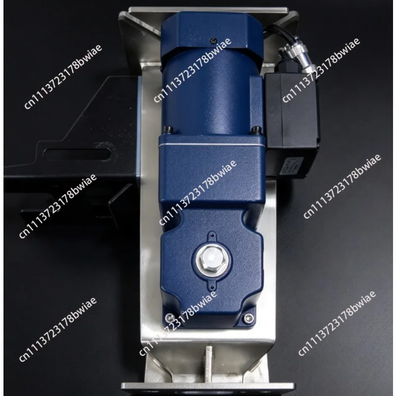 Metered color masterbatch machine with mixing base, right-angle motor standard base mixer rotates evenly