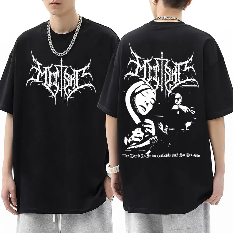 

Singer Mitski The Land Is Inhospitable and So Are We New Album Graphics T-shirts Men Women Casual Gothic Style Oversized Tshirt