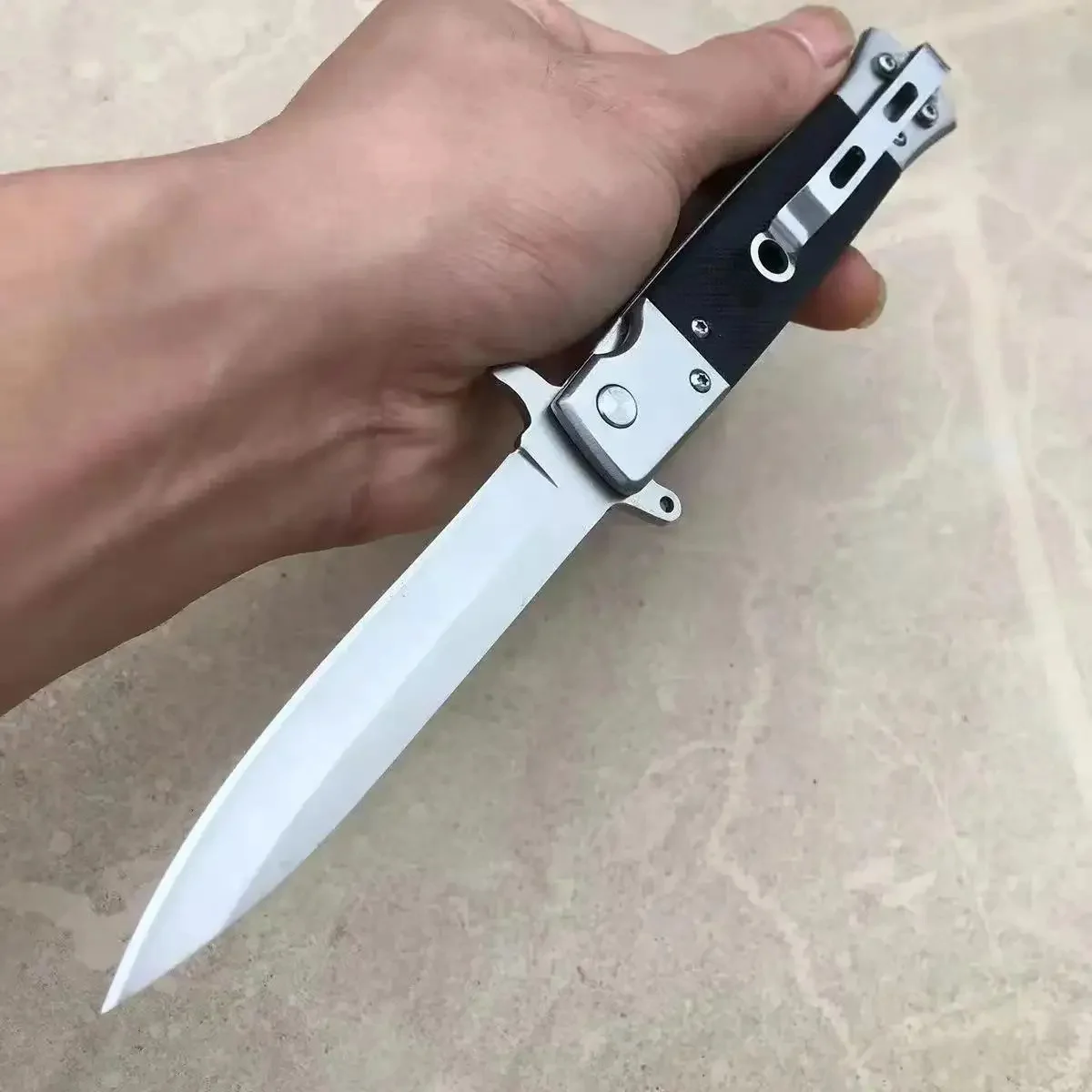 Outdoor Camping Portable Folding Knife Multi-Purpose Quick Open Defense Field Pocket High Hardness