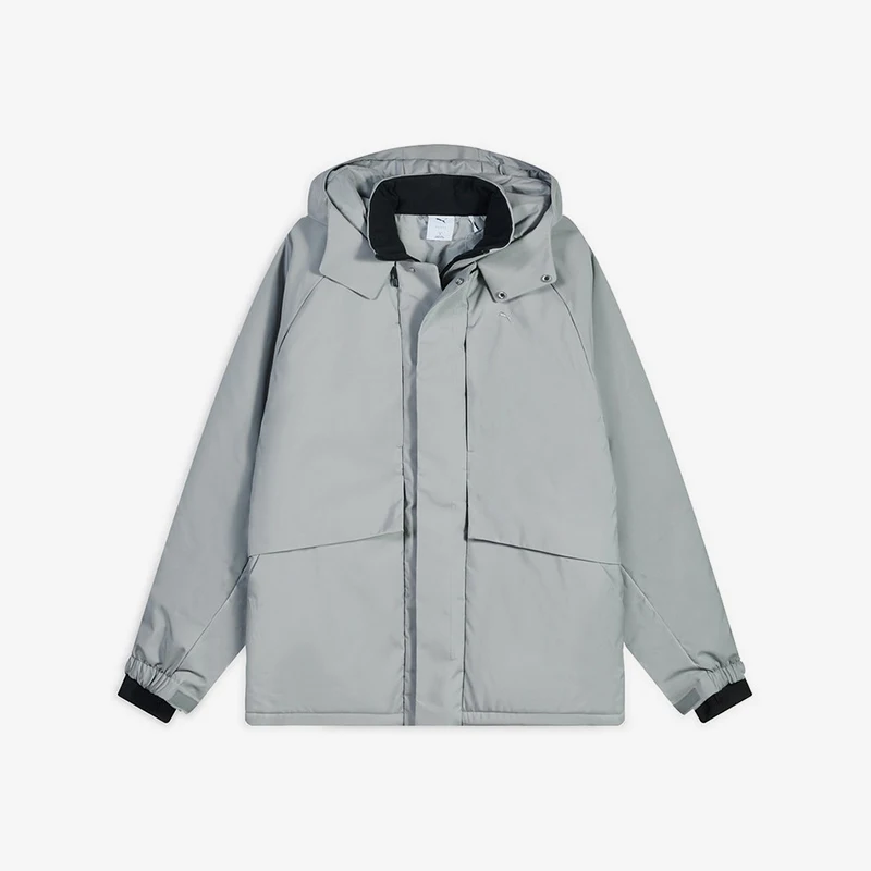 Puma genuine hooded zipper long sleeved jacket for men and women's casual jacket jacket 636187-08
