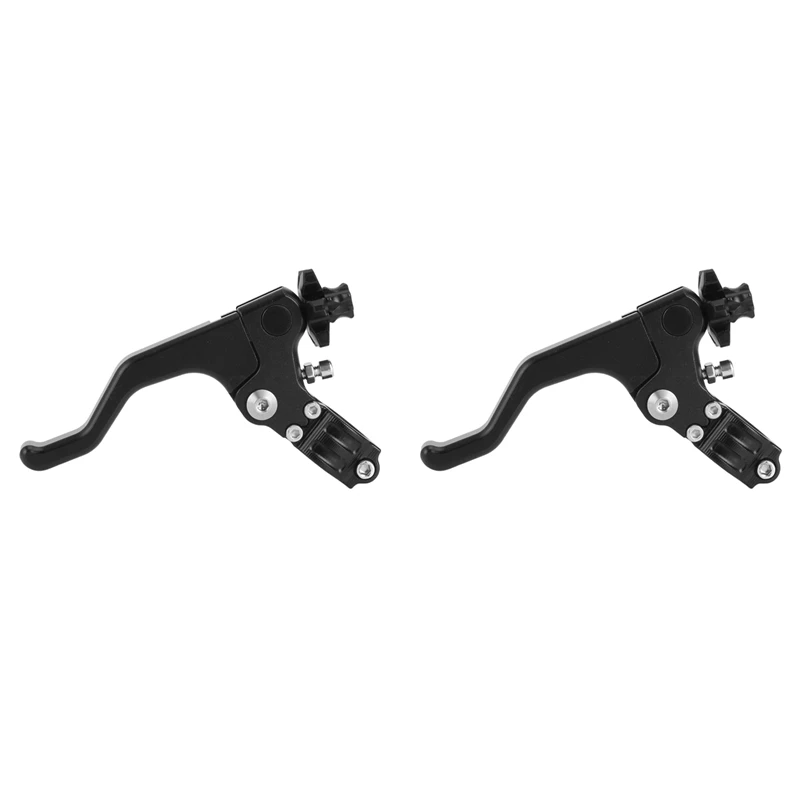 2X Short Stunt Clutch Lever For Yamaha YZ125 YZ250 YZ450F WR 250F 450F 250R 250X MT09 FZ 09 07 R1 R6 R25 R3 FZ(Black)