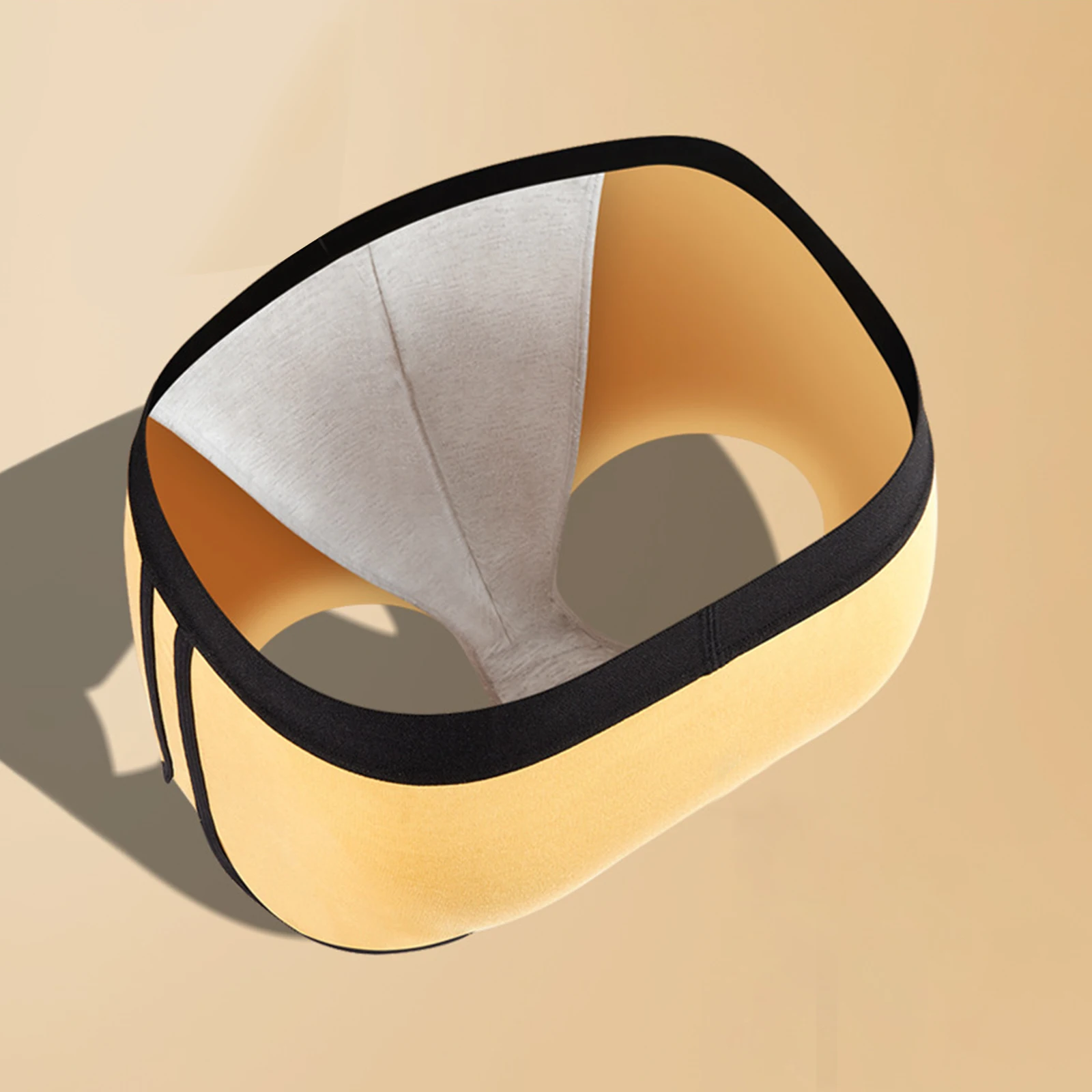 

Мужские шорты-боксеры на одной пуговице в промежности, встроенные трусы-кюлоты, нижнее белье, одежда для сна, пляжное универсальное нижнее белье, шорты с мягкой доской