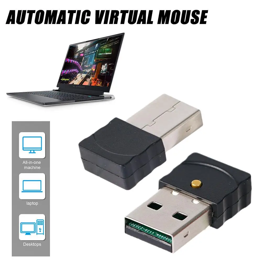 RT301 Undetectable Mouse Shaker Device USB Port Keep Awake Laptop Compute/ Plug&Play Driver-Free PC/ H8S6