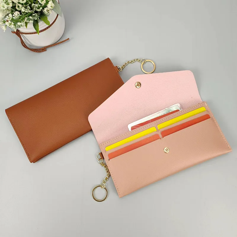 PU Coin Purses Fashion Dollars Foldable Long Wallets Multifunction Inserts Picture Women Wallet Credit ID Cards Holder Hasp Bags