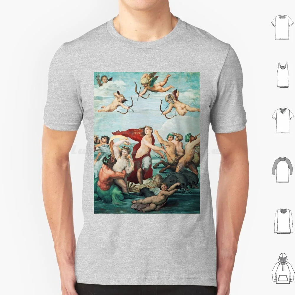 Camiseta The Of Galatea By Raffaello Sanzio Homens Mulheres Crianças 6xl De Galatea Sanzio Fresco Belas Artes Renaissance Pintura Vintage