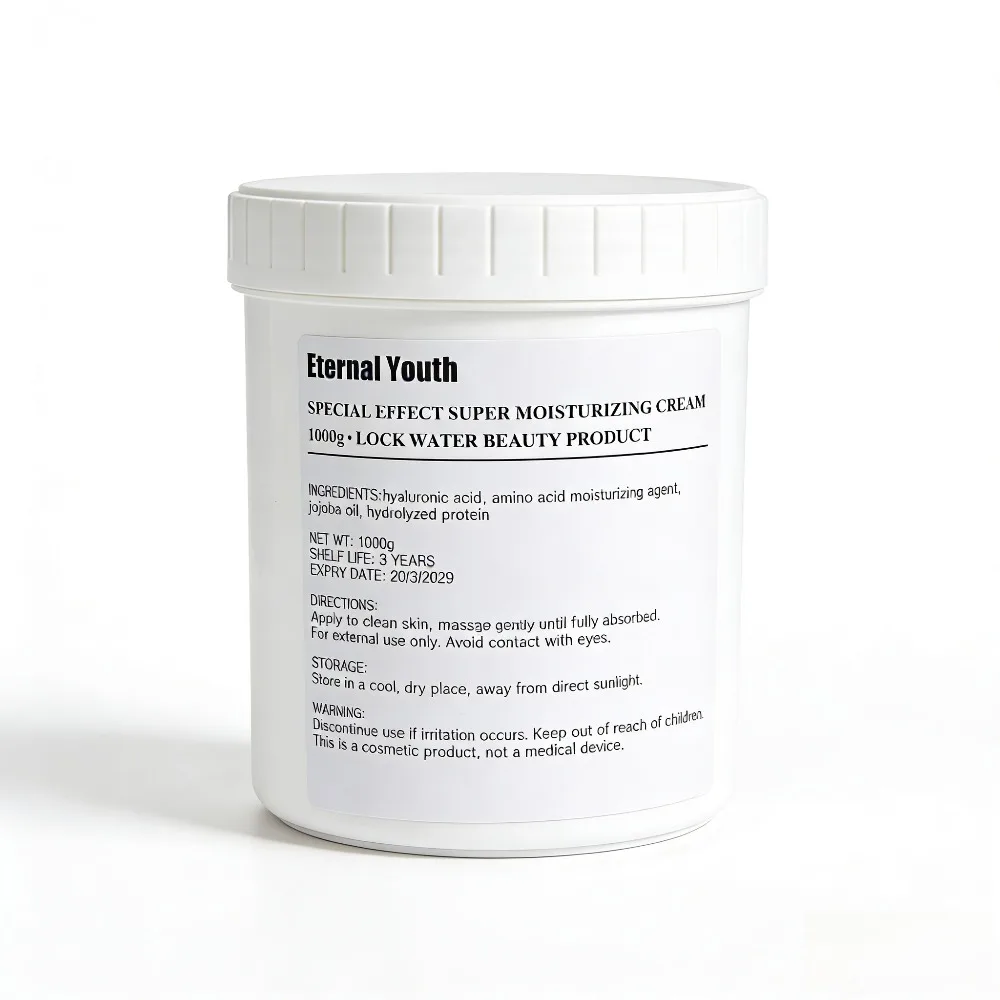 Salon Grade 1000g Special Effect Super Moisturizing Cream - Professional Lock Water Beauty Skincare for Spa Treatments