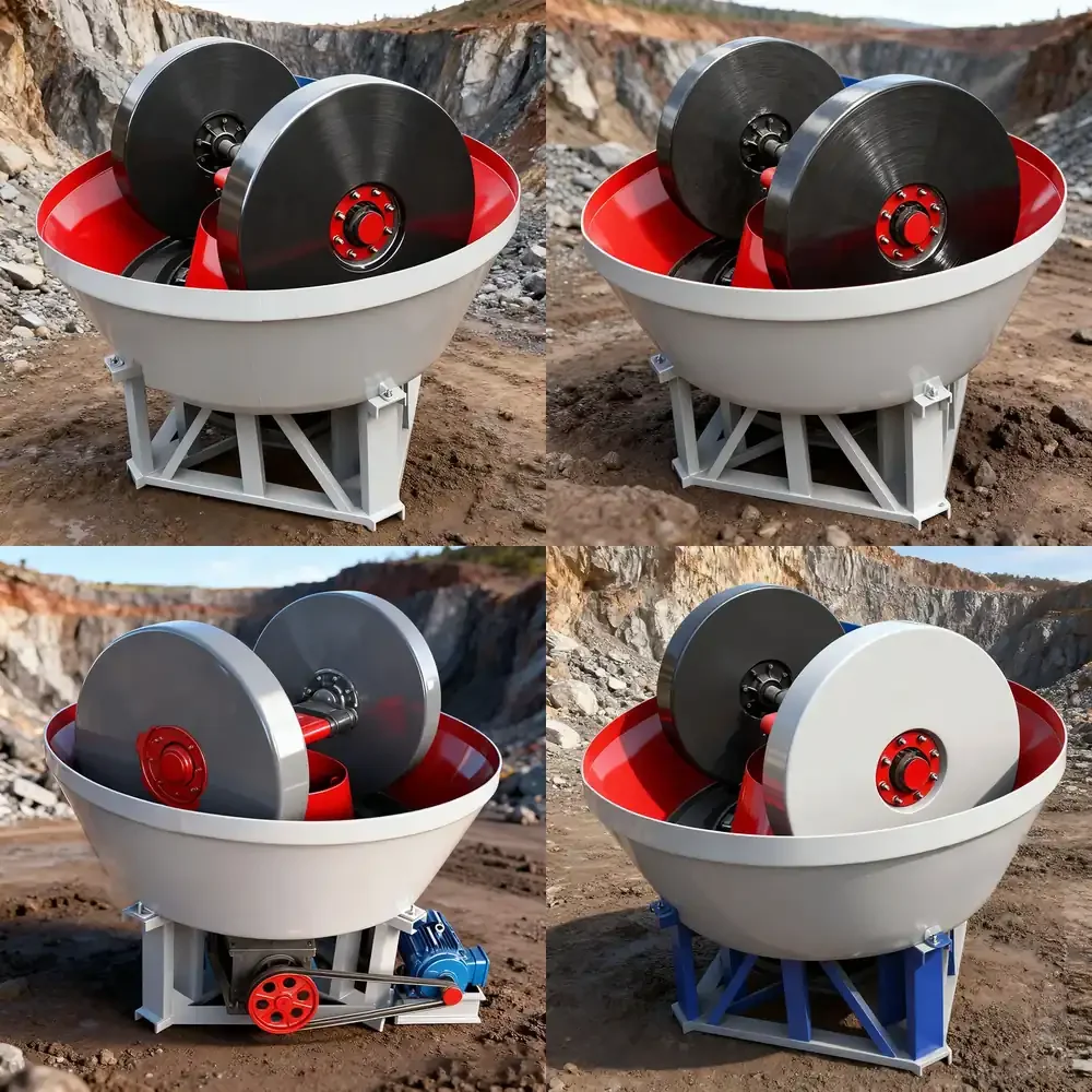 

2026 for Gold Ore Grinding Machine Wet Pan Mill for Mineral Processing Gold Mining Equipment Rock Crusher Grinding Mill