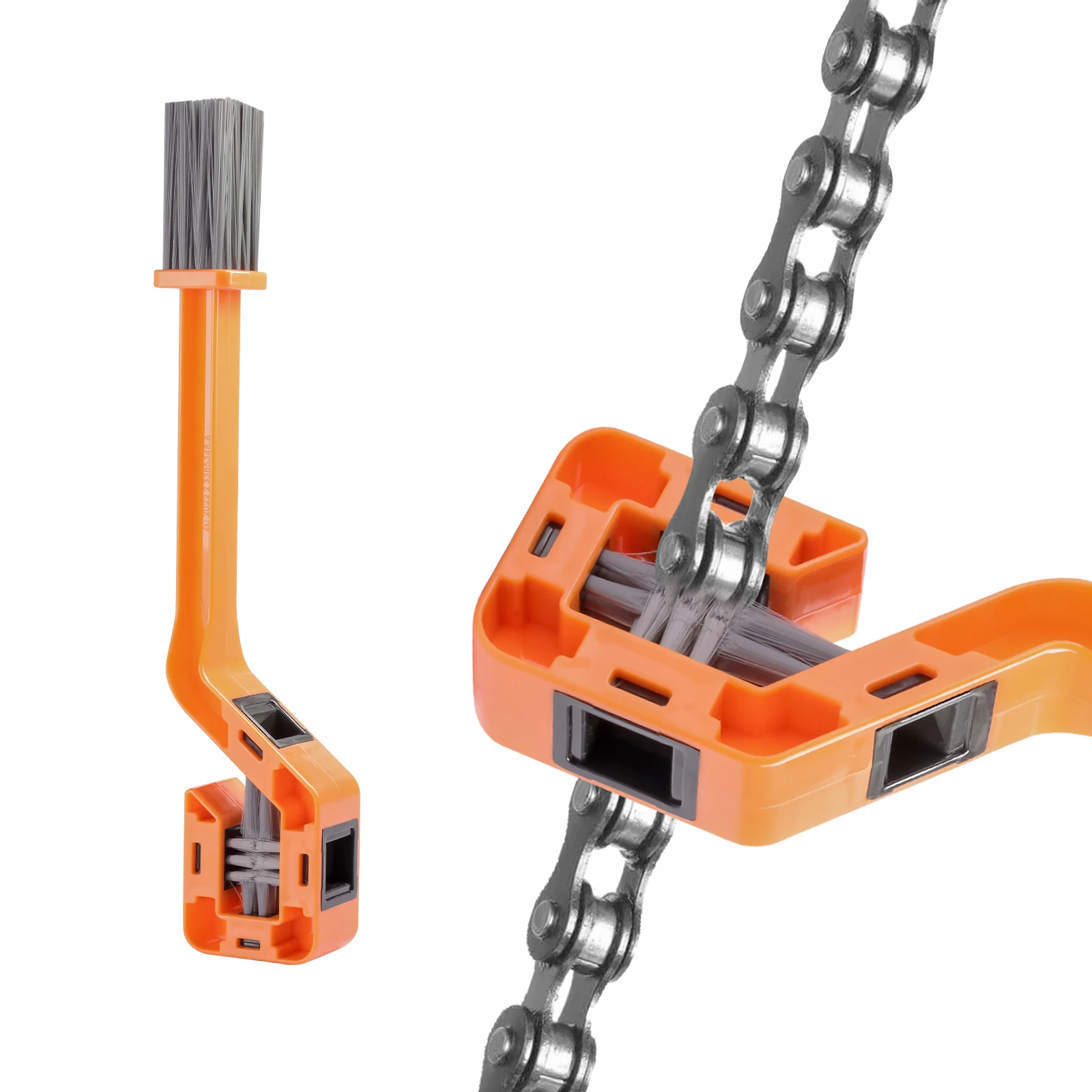 دراجة نارية لوبان فرشاة متعددة الوظائف سلسلة غسل فرشاة سلسلة فرشاة تنظيف أداة سلسلة دراجات غسالة دولاب الموازنة فرشاة #6