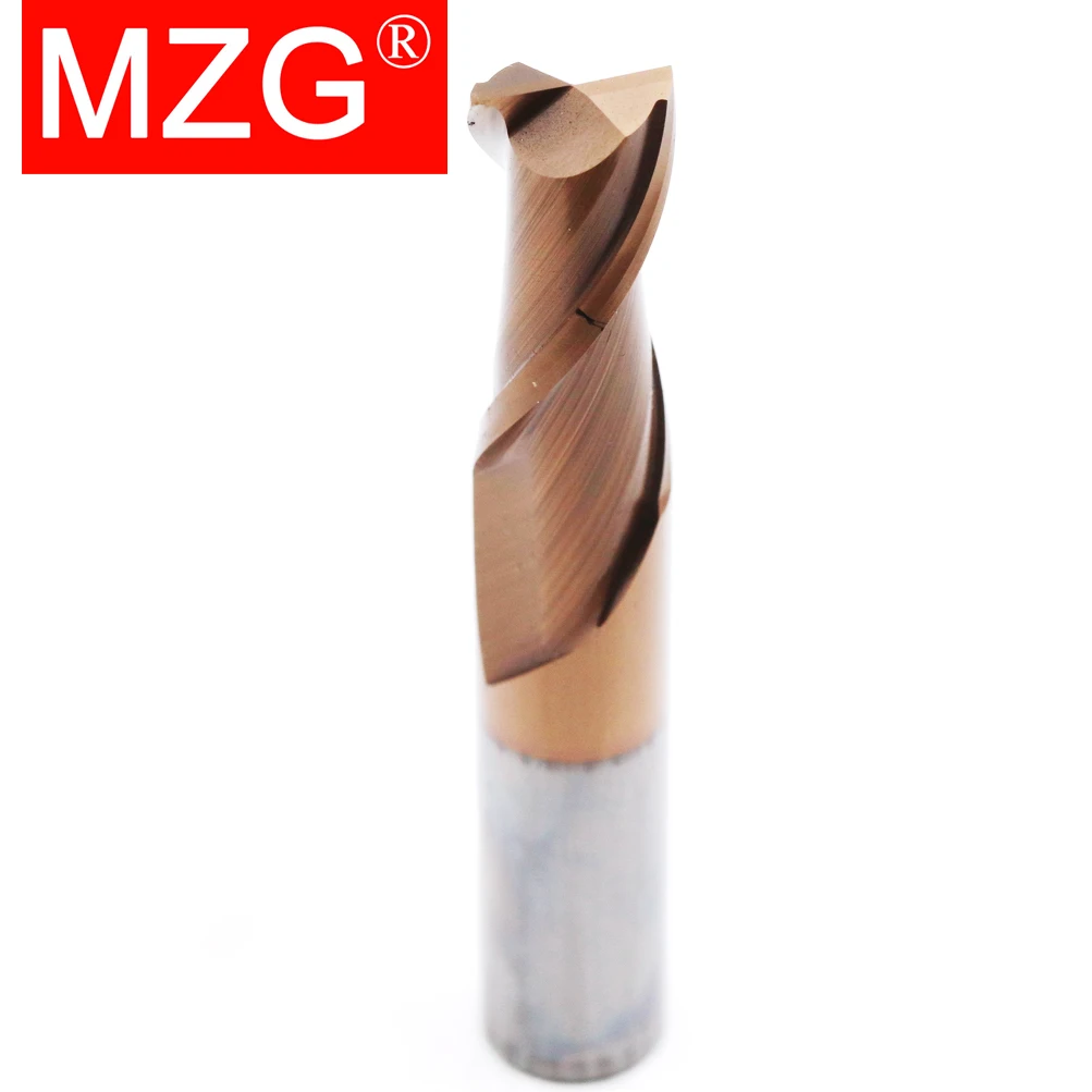 MZG 2 Flute HRC55 1 2 3 4 5 6 8 10 12 Carbide end mill Milling cutting Tools Alloy Tungsten Steel EndMills CNC machine end mills