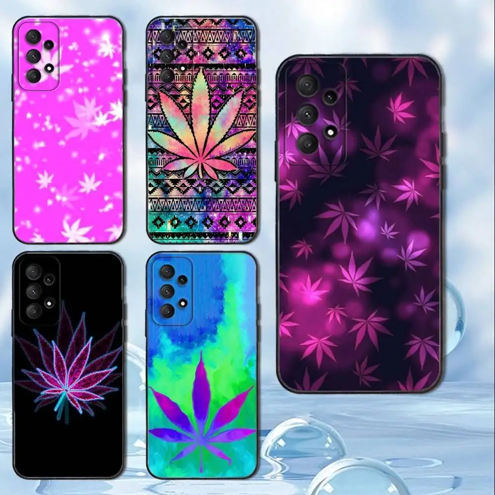 

Abstrac A-Art high w-weed Phone Case For Samsung Galaxy A13,A21s,A22,A31,A32,A52,A53,A71,A80, Soft Black Cover