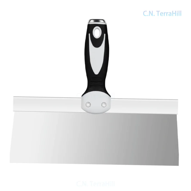 Stainless Steel Putty Knife Plastering Trowel with Wooden Handle Wall Scraper Spatula Cement Finishing Tool