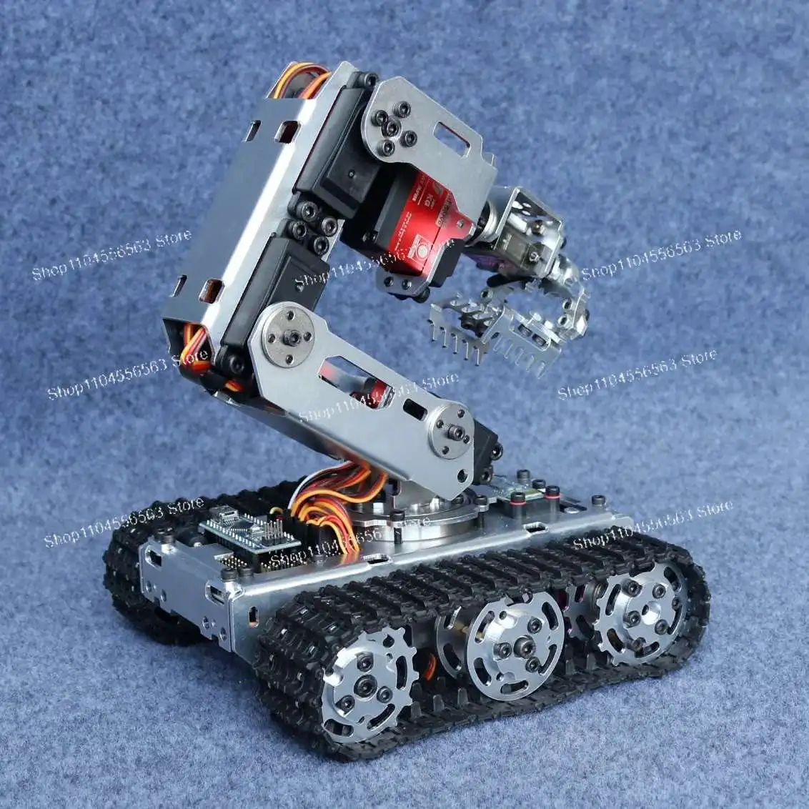 Mobile Robotic Arm, Robotic Arm DIY Robot Arduino Robotic Arm Kit, Claw Robot A