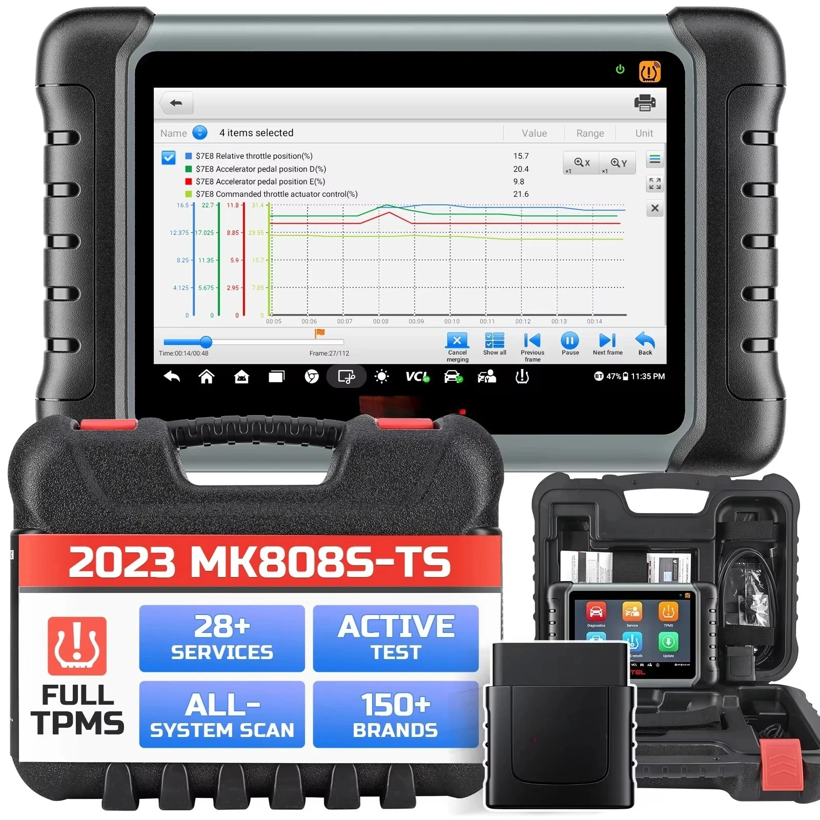autel Maxicom Mk808ts Mk808s-t - огляд і ціна Autel Maxicom Mk808