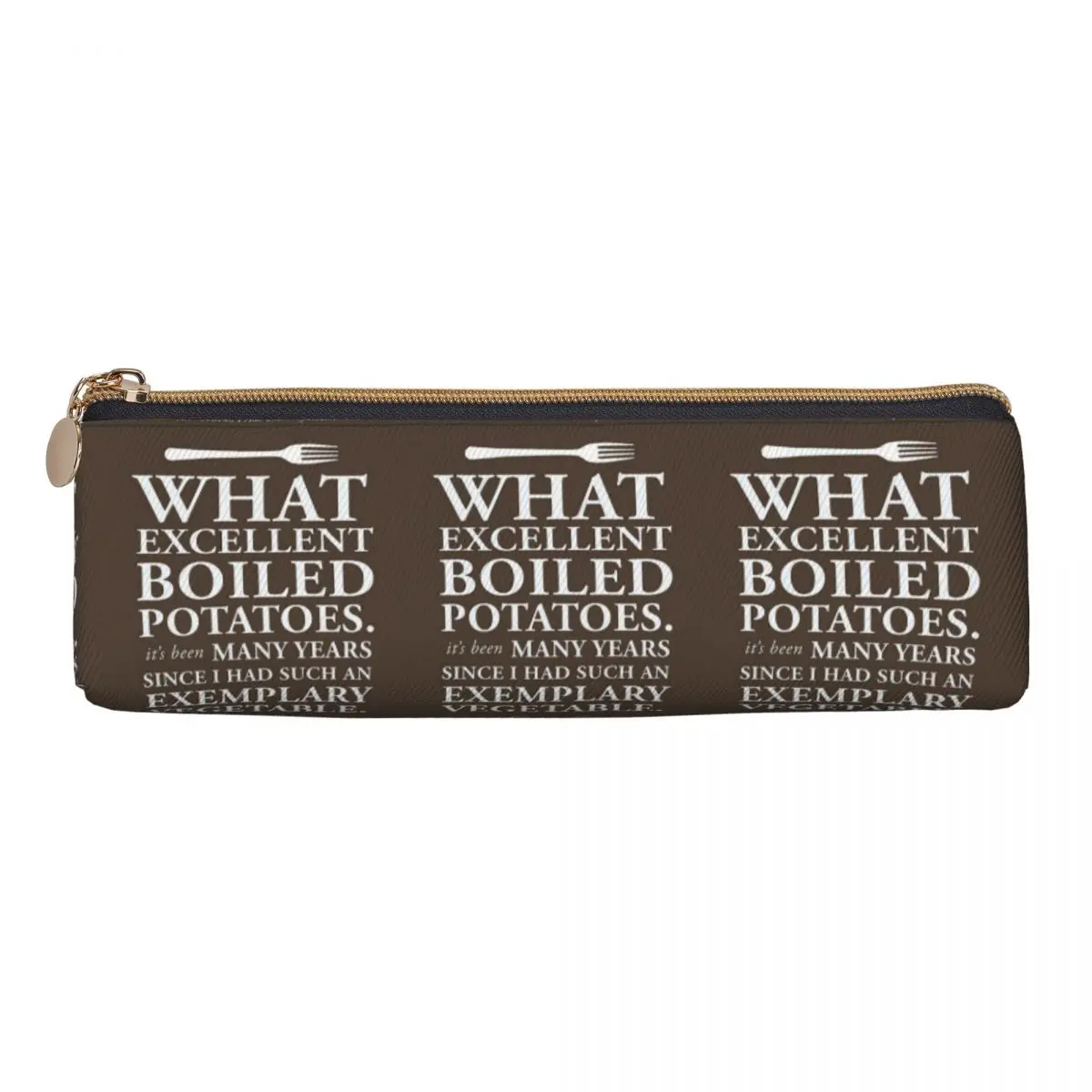 Excelente patatas hervidas, cita del Sr. Collins del orgullo y prejuicio, estuche para lápices, estuche para lápices, papelería, caja para bolígrafos, estuche para lápices