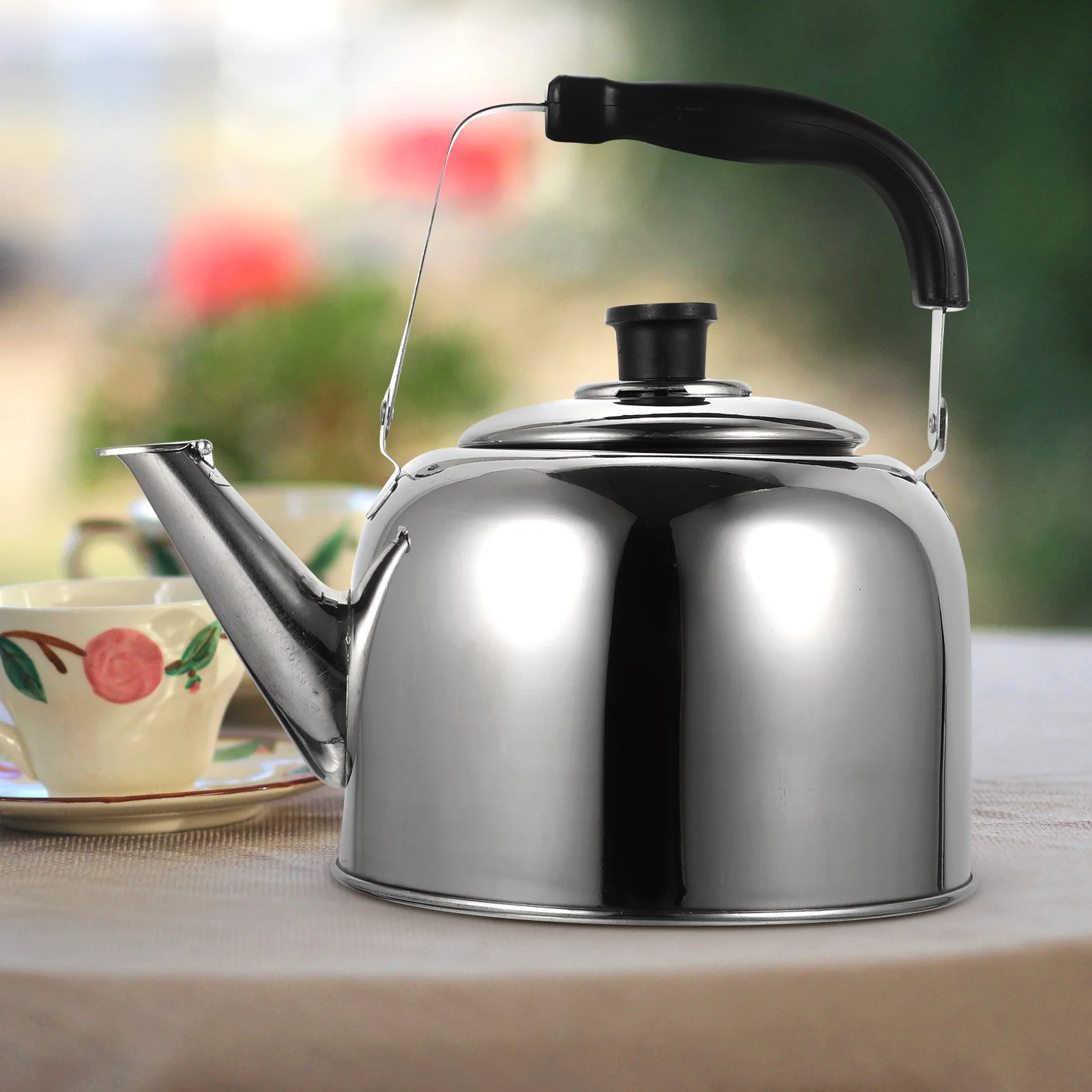 

Stovetop Teakettle Non magnetic Stainless Steel Tea Kettle Gas Induction Heat Resistance Corrosion Food grade Material Boiling