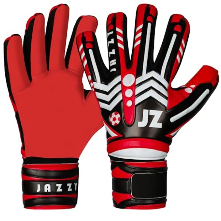

Professional Soccer Goalie Gloves for Youth Adult, Goalkeeper Gloves with Removable Finger Protect, Breathable, Strong Grip, 6M