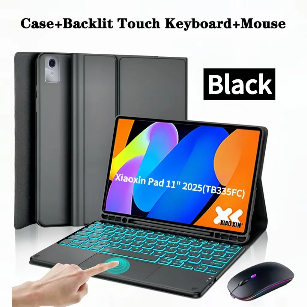 Case for Lenovo Xiaoxin Pad 2025 11 Inch TB335FC, Bluetooth