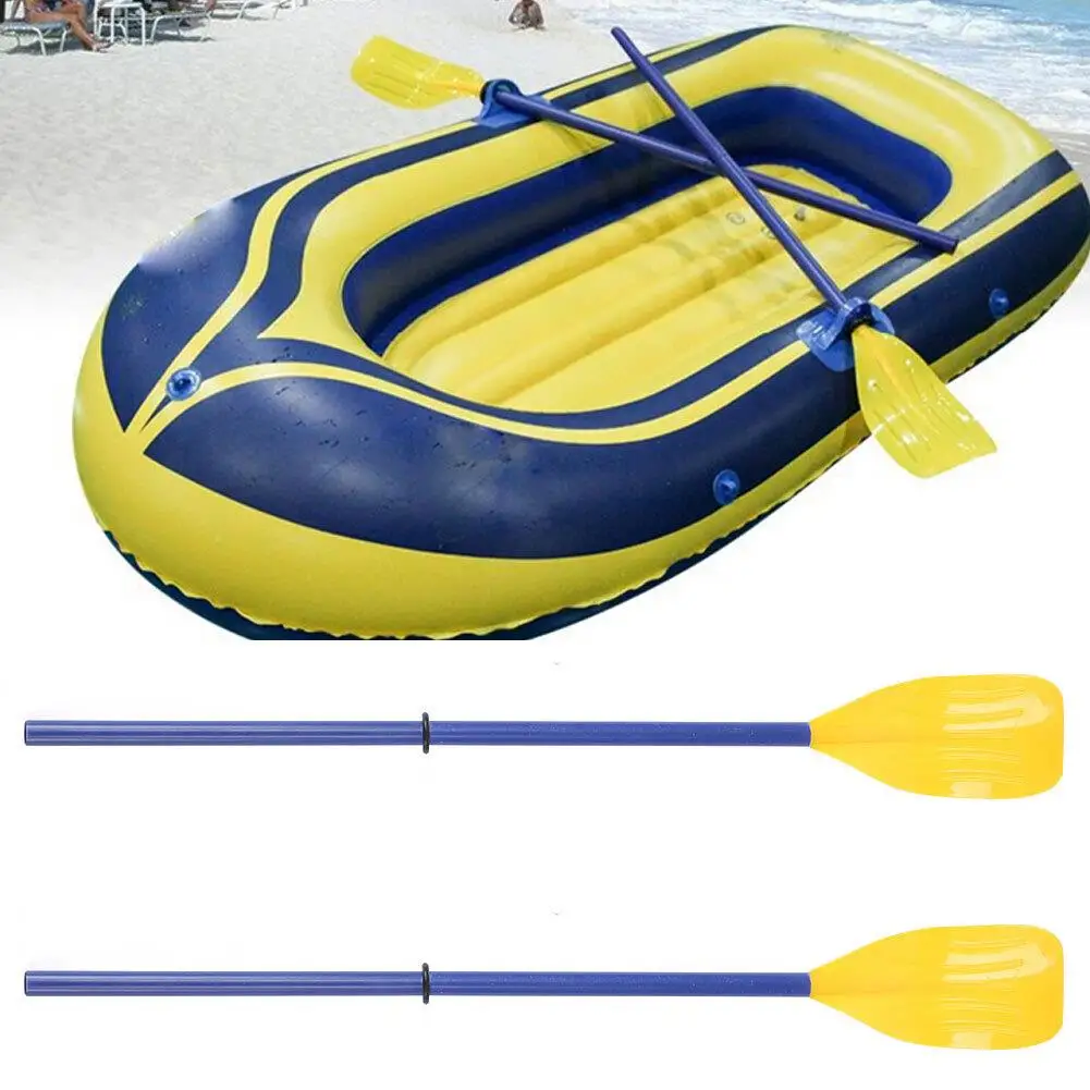 1 Pair ABS Plastic Boat Paddles for Canoes & Lifeboats - Rowing Oars for 2-Person Leisure Boats