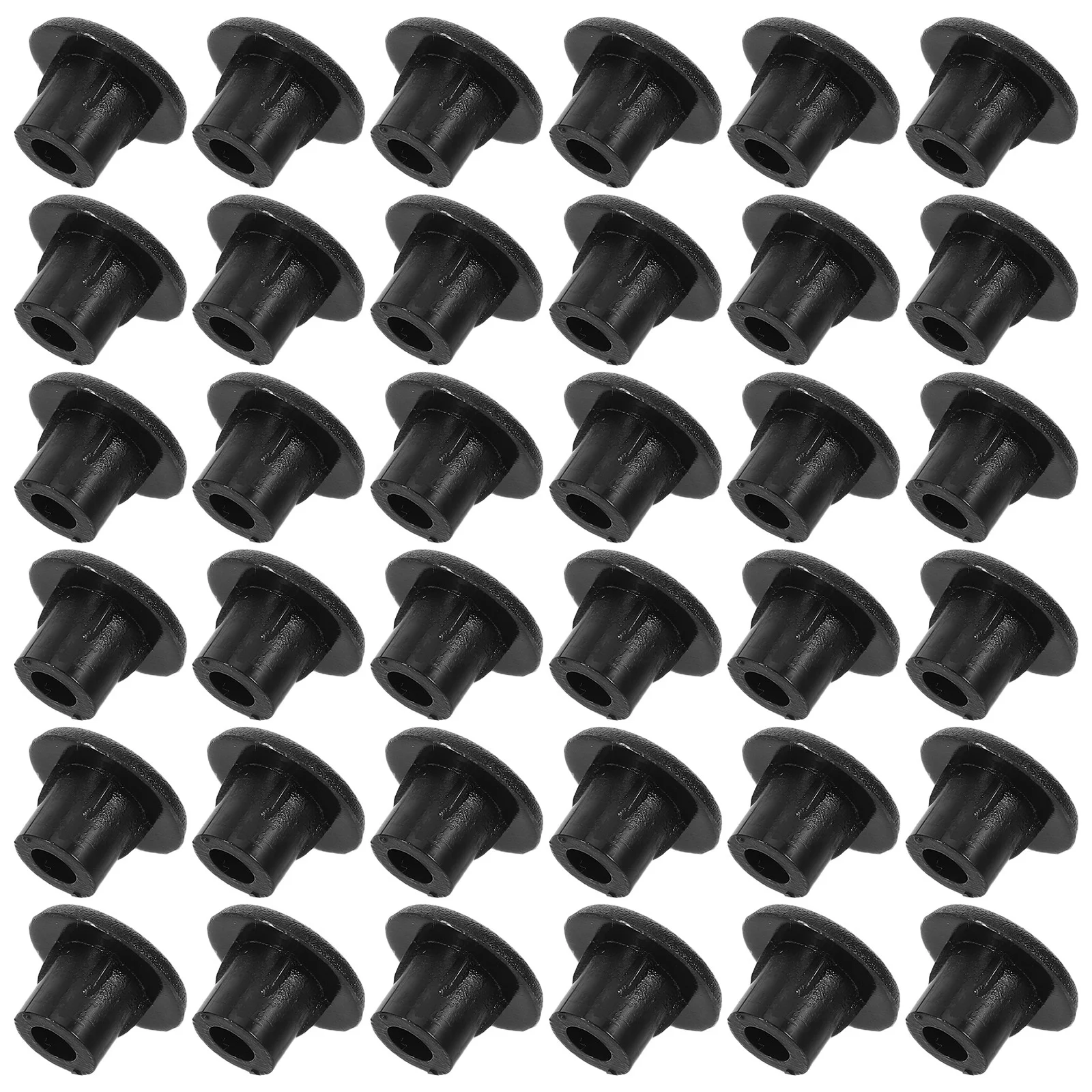 

500Pcs Plastic Hole Plugs Round Screw Covers Caps for Furniture Cabinet Shelf Drill Holes White End Caps Plug Covers Decorative