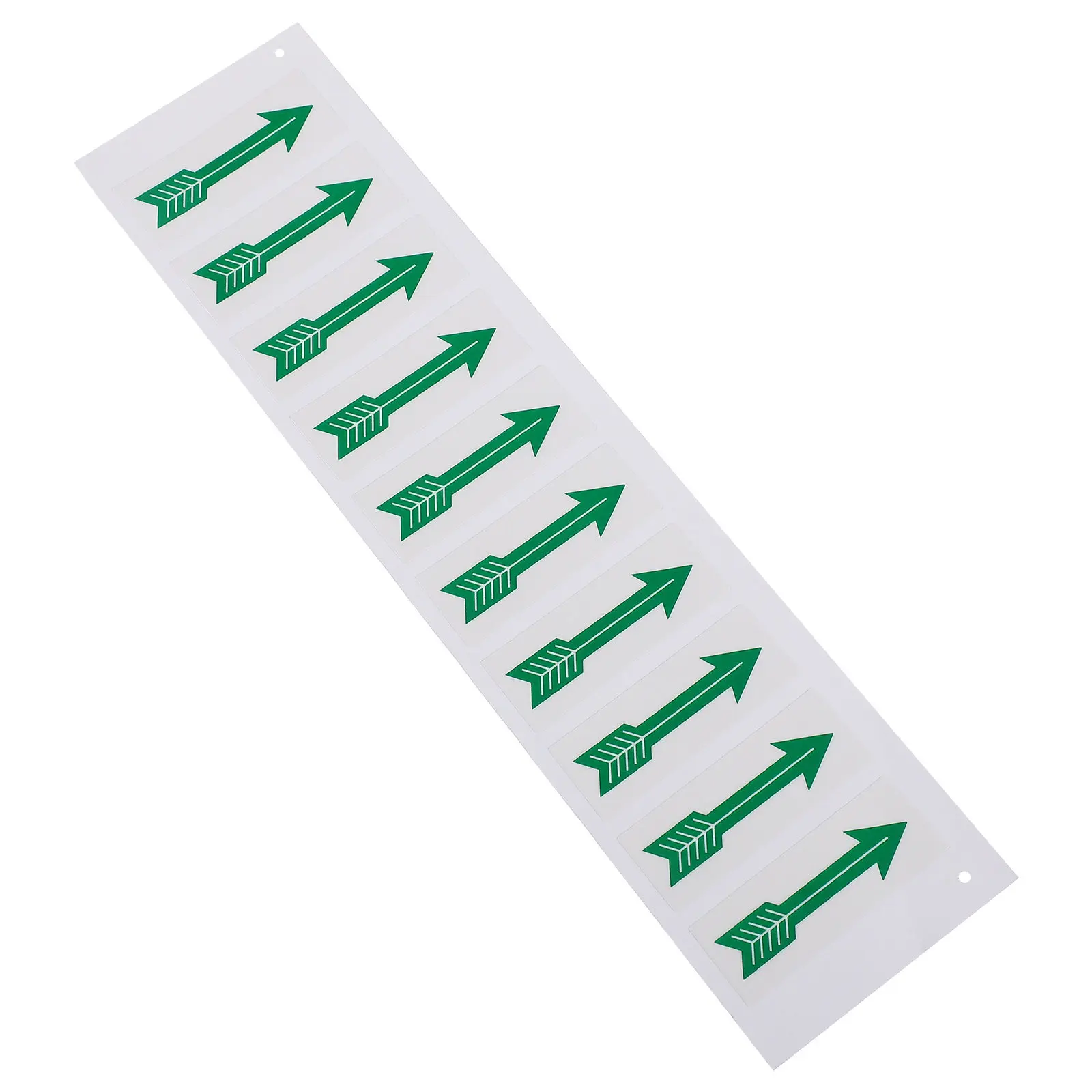10Pcs Arrow Indicating Direction Decals Bright Warning Stickers for Pipeline Flow Safety Signs and Traffic Guidance