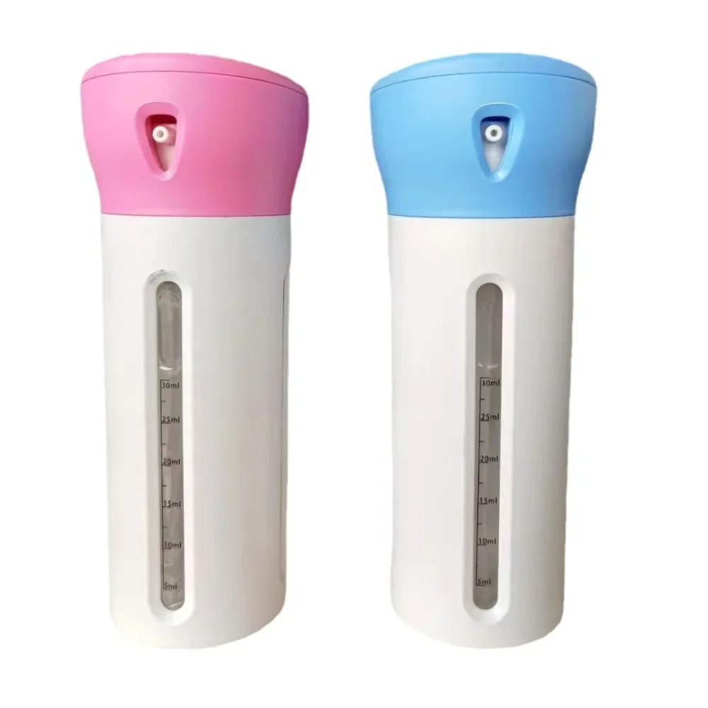4 in 1 40ml Bottiglia dispenser di liquido da viaggio portatile Bottiglia secondaria vuota Bottiglie contenitore pressa Bottiglie di profumo Shampoo Balsamo Lozione