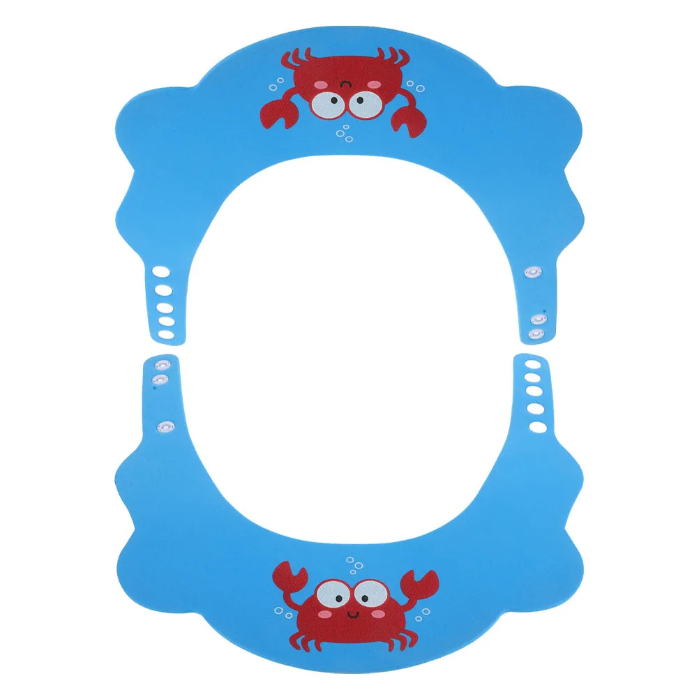 

2 шт., детская шапочка для шампуня, утолщенная регулируемая детская шапочка для ванны, милый мультяшный козырек для мытья волос для малышей, детский душ, плавание