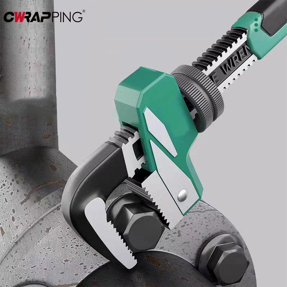 Motorcycle F-type Adjustable Wrench Multifunctional Ratchet Torque Pipe Wrench Plumbing Repair Hand Tool Household Hardware Tool
