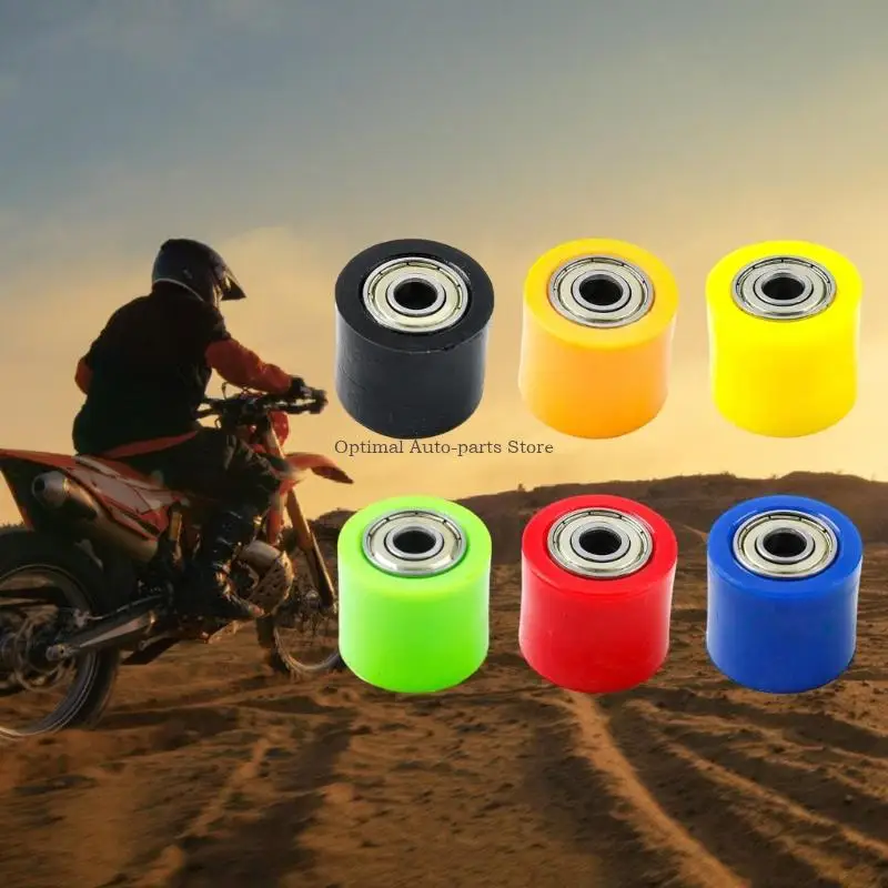  Long Lasting Motorcycle Drive Chain Tensioner Roller Quick Clean Design for Ride