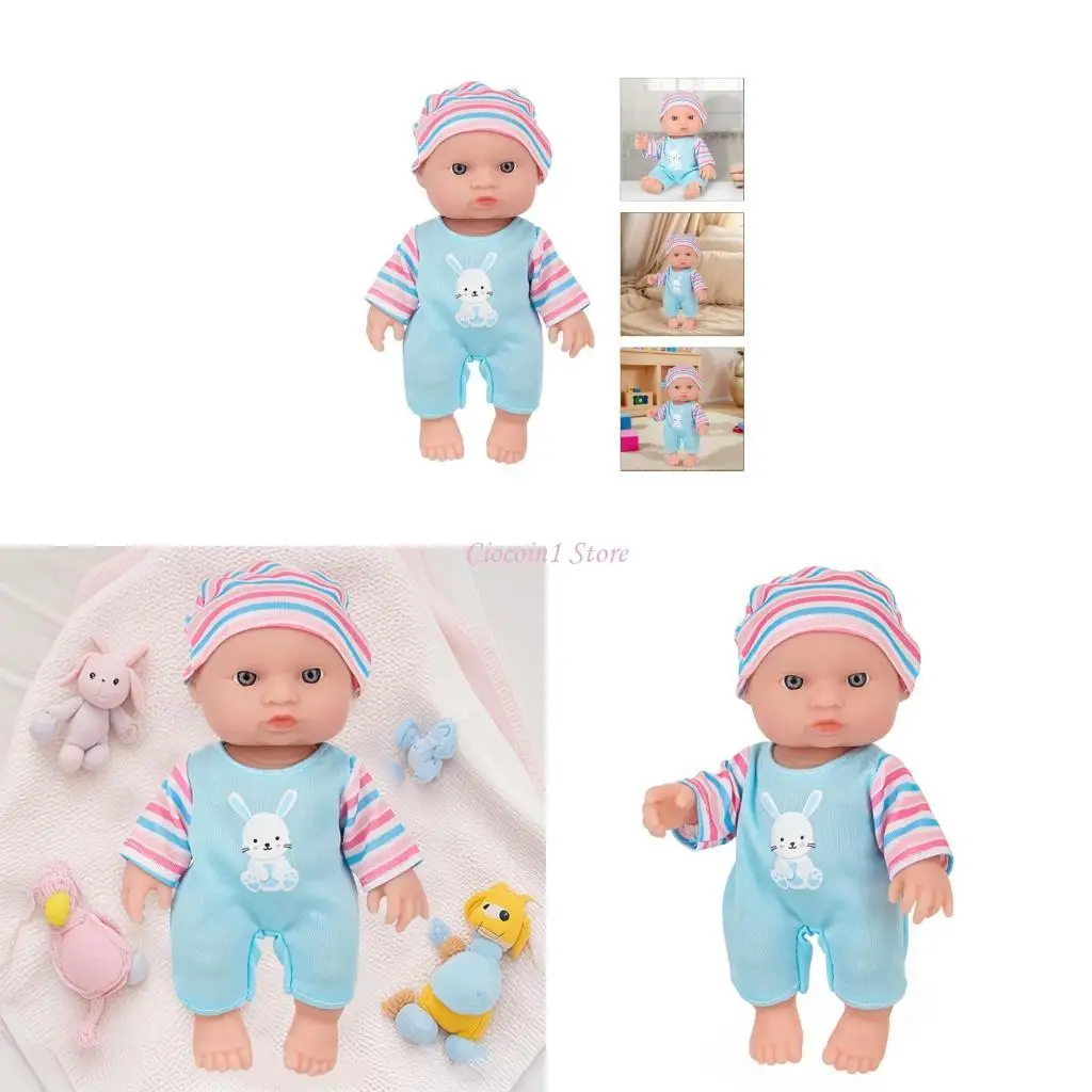 

Y1UB Reborns Toy Baby Doll Life Life, такая как кавказская кукольная детская игра, игрушка 16,5 см.