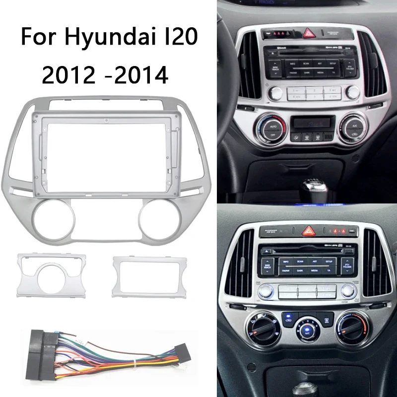 

Auto Stereo Dash Panel Cover Holder For HYUNDAI I20 2012 2013 2014 Car Radio Fascia