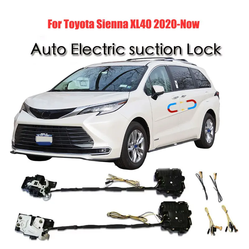 

Для Toyota Sienna XL40 2020-наст. время: Механизм плавного закрывания дверей, привод замка, автоматический электрический доводчик с функцией бесшумного всасывания