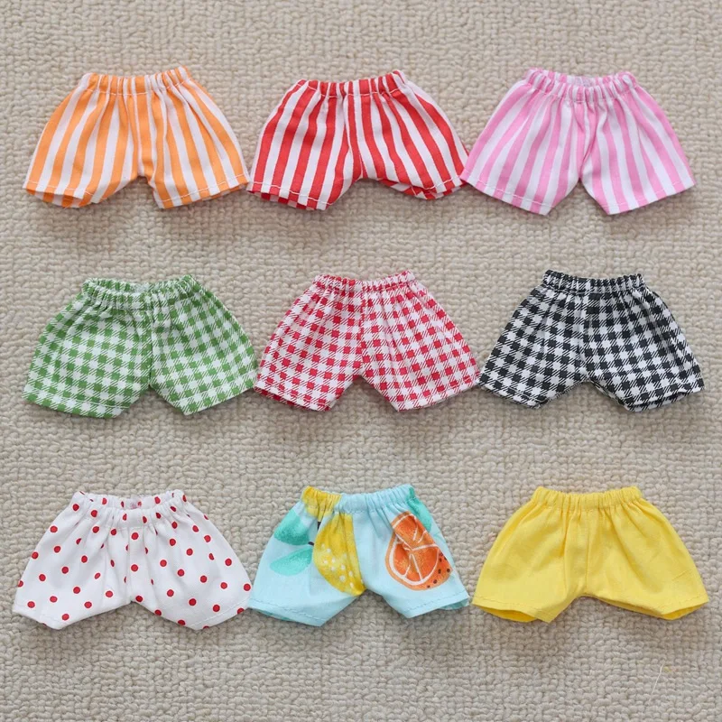 Labubu Doll Clothing Versatile Pants 17cm Plush Doll Clothing Accessories Labubu I II Idol Doll Sitting Party Accessories