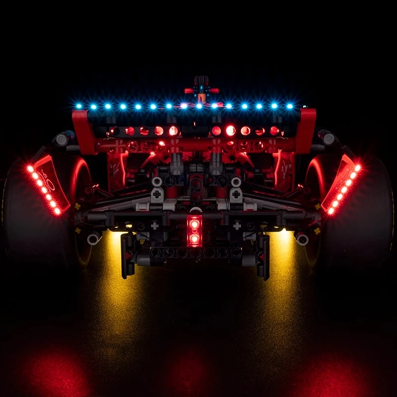 Set di illuminazione a LED adatto per LEGO Technic Ferrari SF-24 F1 Car 42207 Building Blocks (modello di mattoni non incluso)