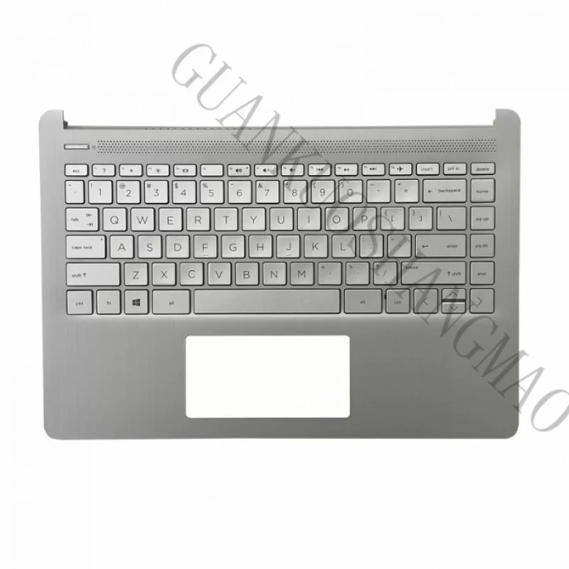 HJY..Brand New Silver Palmrest C Shell Keyboard For HP 14-DQ 14-FQ 14S-FR DR TPN-Q221 TPN-Q242