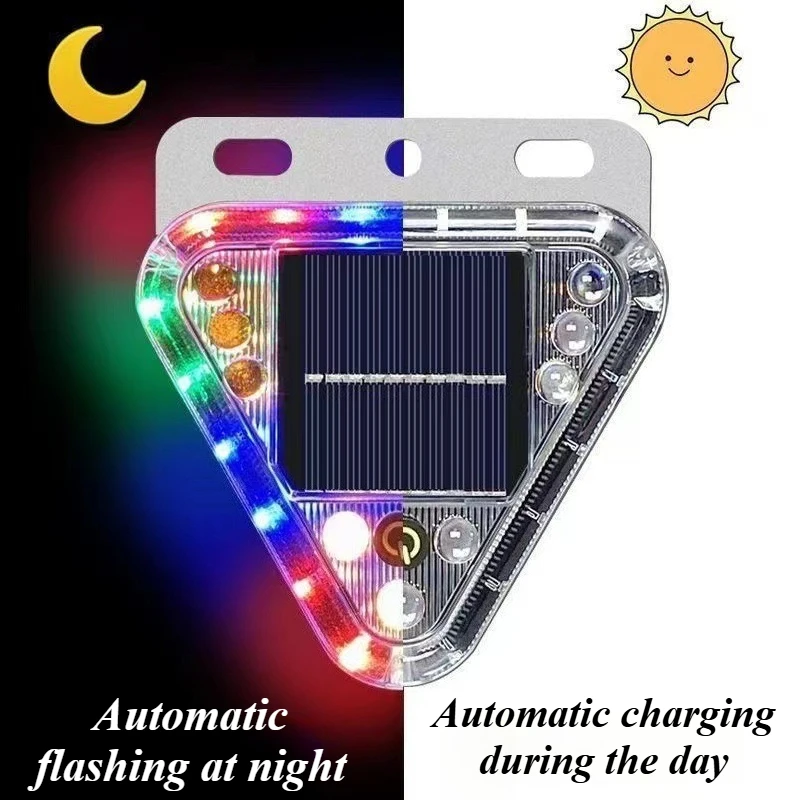 

For Truck Trailer SUV Safety Solar Anti-Collision Warning Strobe Light with Super Bright Strong Magnetic Flash Beacon Emergency