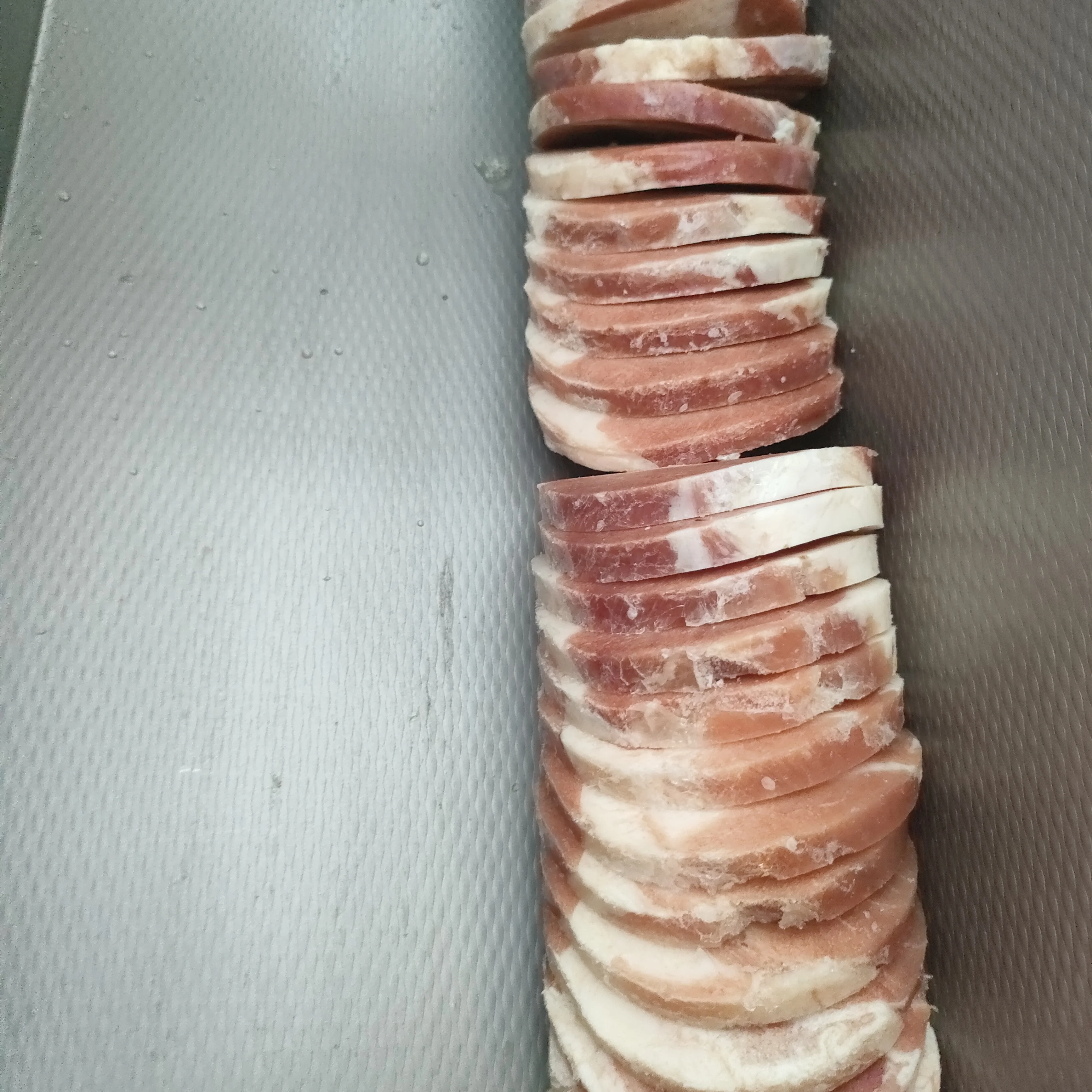 Commercial Bacon Ham Frozen Meat Slicer Automatic Sausage Beef Cutting Machine