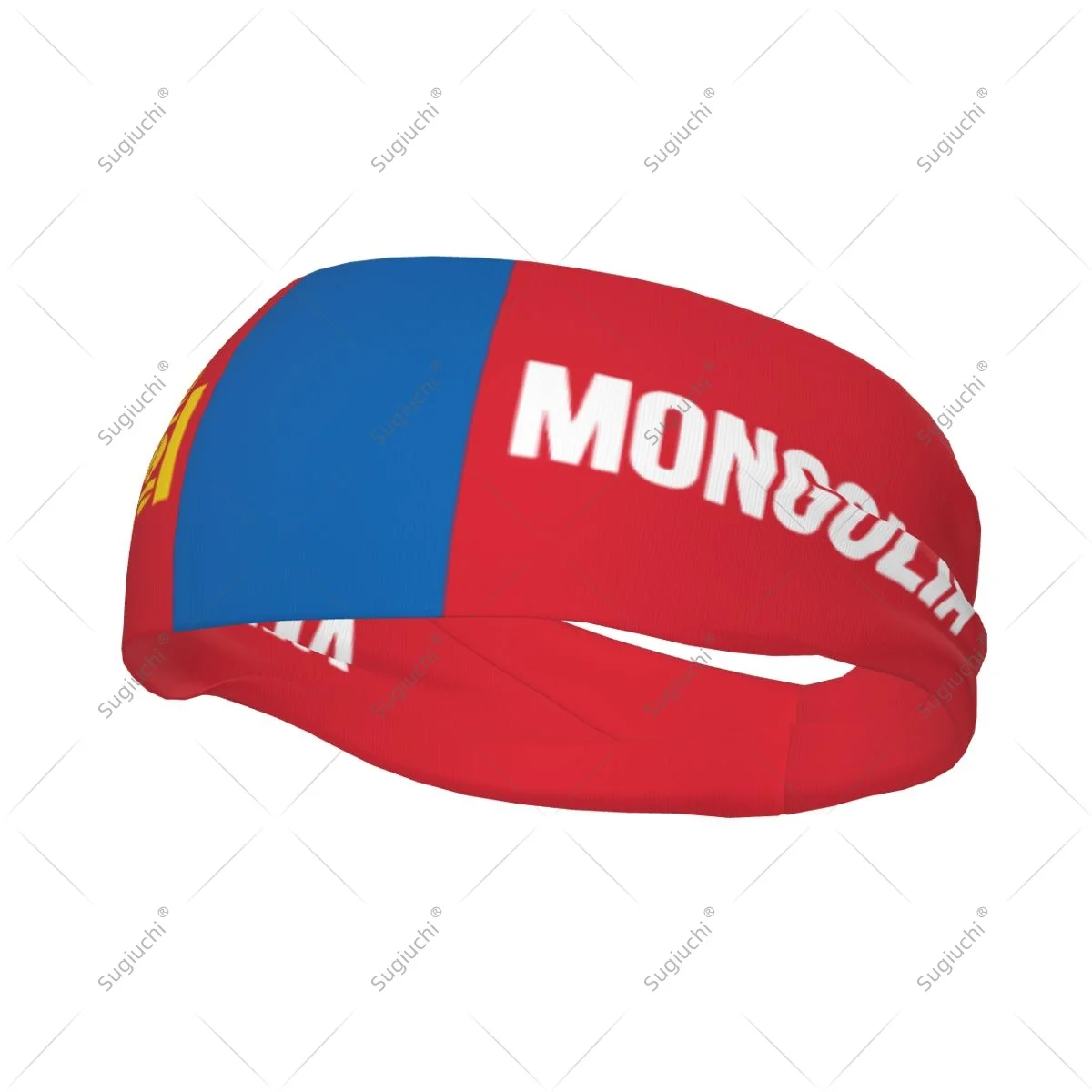 

Men Women Mongolia Flag Elastic Wide Headbands For Yoga Fitness Tennis Running Gym Sports